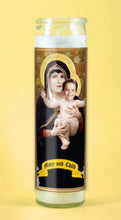 Load image into Gallery viewer, MADONNA & CHILD - Customized Prayer Candle - Novena Candle - Valentines Day Funny Gift - Devotional Mother Candle - Funny Couples Gift Price: