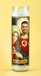 THE ENLIGHTENED COUPLE - Funny Anniversary Gift Prayer Candle - Customized Prayer Candle - Lgbt Prayer Candle