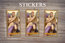 Load image into Gallery viewer, ANGEL LOVERS - Personalized Sticker - Pack of 3 Identical Stickers - JUST THE STICKER - Funny Valentine Gift - Valentines Day Couples Gift - Husband Wife Gift Gifts for Him and Her