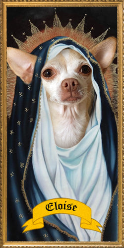 THE SISTER Custom Pet Prayer Candle - Saint Candle for Pet - Hilarious Pet Gift - Pet Gag Gift - Birthday Gift - Nun Candle