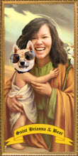 Load image into Gallery viewer, PARENT &amp; CHILD Customized Prayer Candle - Funny Pet Gift - Novena Candle - Dog Prayer Candle - Go Saint Yourself