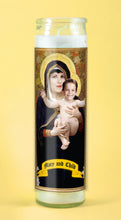 Load image into Gallery viewer, MADONNA &amp; CHILD - Customized Prayer Candle - Novena Candle - Valentines Day Funny Gift - Devotional Mother Candle - Funny Couples Gift Price: