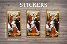 Load image into Gallery viewer, ANGEL WITH SWORD - Personalized Sticker - Pack of 3 Identical Stickers - JUST THE STICKER - Funny Valentine Gift - Valentines Day Couples Gift - Husband Wife Gift Gifts for Him and Her