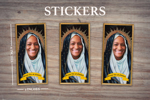 THE SISTER - Personalized Sticker - Pack of 3 Identical Stickers - JUST THE STICKER