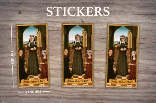 HOLY TRINITY - Personalized Sticker - Pack of 3 Identical Stickers - JUST THE STICKER