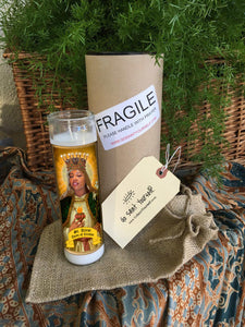 SANTA CLAUS Prayer Candle - Funny Saint Candle - Santa Candle - St Nick Candle - Christmas Prayer Candle - Noel Candle - Yule
