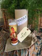 Load image into Gallery viewer, WILD BACCHUS (Male) Prayer Candle - Bacchus Candle - Funny Prayer Candle - Wine Lover Gift - Wine Candle - Wine Birthday Gift for Him