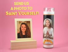 Load image into Gallery viewer, The Virgin - Custom Prayer Saint Candle - Birthday Gift for Her - Angel Candle - Funny Birthday Gift