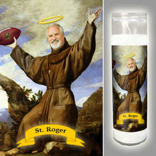 Load image into Gallery viewer, SAINT OF FOOTBALL - Custom Saint Candle - Football Prayer Candle - Funny Prayer Candle - Brother or Brother in Law Gift - Sports Lover Gift