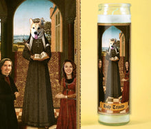 Load image into Gallery viewer, HOLY TRINITY Prayer Candle - 3 person Custom Prayer Saint Candle - Family Prayer Candle