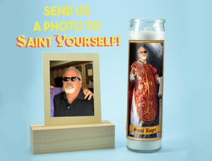 THE PRIEST Customized Prayer Candle - Gift for Dad or Father - Funny Saint Candle - Father's Day Present - Saint Ignatius of Loyola