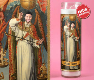 THE ARCHANGEL Custom Prayer Candle - Personalized Prayer Candle - Funny Saint Candle - Judge Law Judicial - Archangel Michael - Renaissance