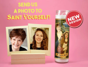 TWO WOMEN Saints - Customized Prayer Candle - Funny Mother and Daughter Gift - Mom and Daughter - Sisters - Mothers Day Candle