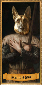 THE KNIGHT Custom Pet Prayer Candle - Dog Prayer Candle - Funny Saint Candle - Funny Pet Gift - Pet Owner - Dog Candle