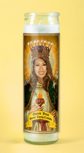 The QUEEN Custom Prayer Candle - Selfie Prayer Candle - Funny Saint Candle - Gift for Her - Funny Birthday Gift - Funny Gift for Mom