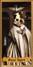 Load image into Gallery viewer, SAINT OF PEACE Custom Pet Saint Candle - Funny Pet Gift - Personalized Valentines Gift - Angel Candle - Gift for Pet Owner - Dog - Cat